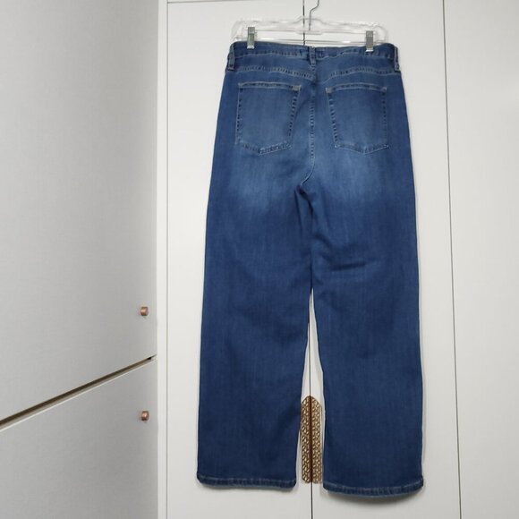 Rebecca Minkoff Straight Leg Medium Blue Wash Jean Women's Size 10 - Picture 2 of 8